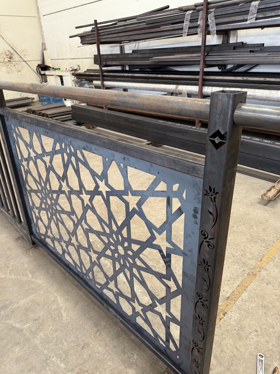 Decorative balustrade detail