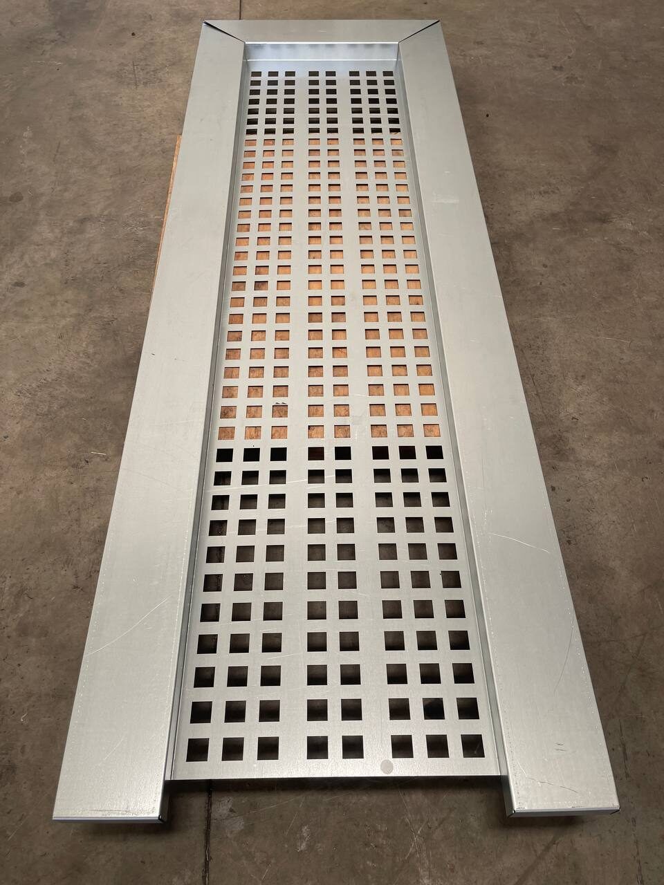Perforated panel detail