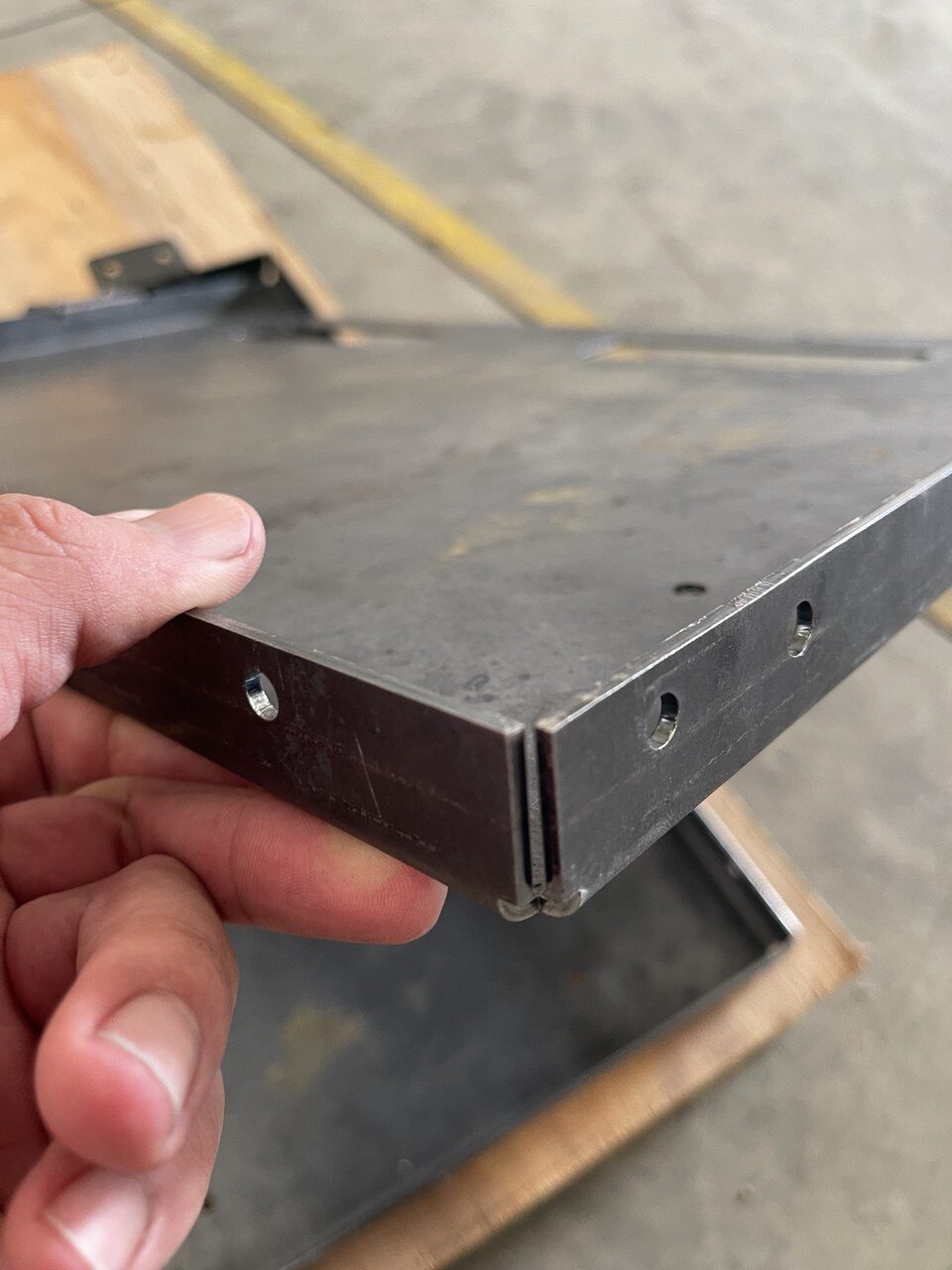 Formed housing bracket