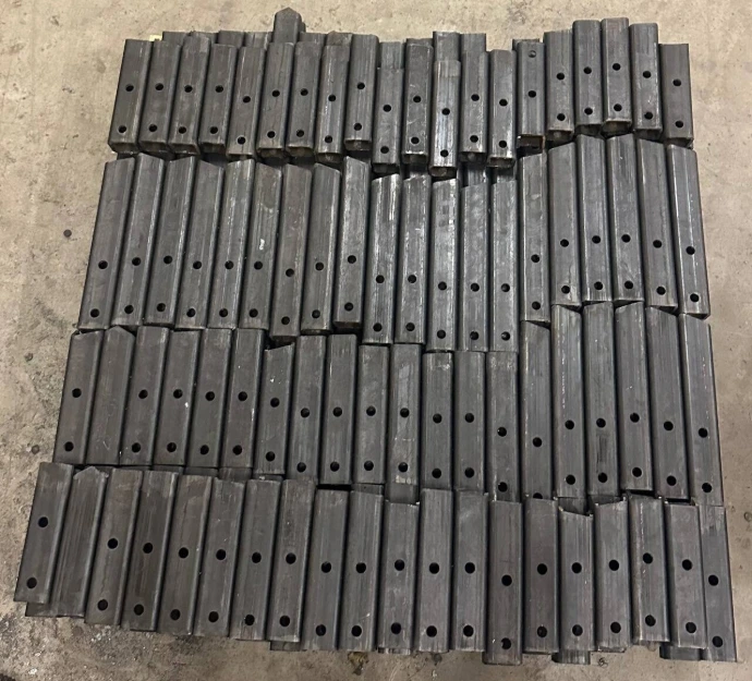 A nested array of laser-cut tube