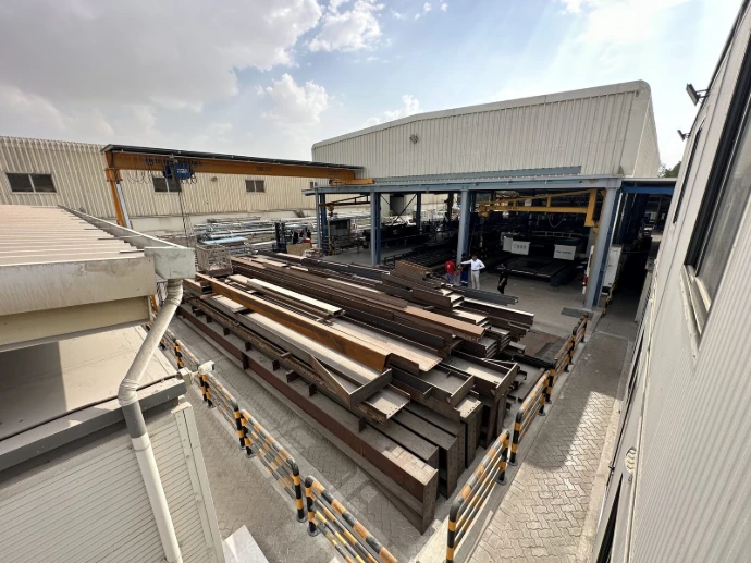 Material stock yard